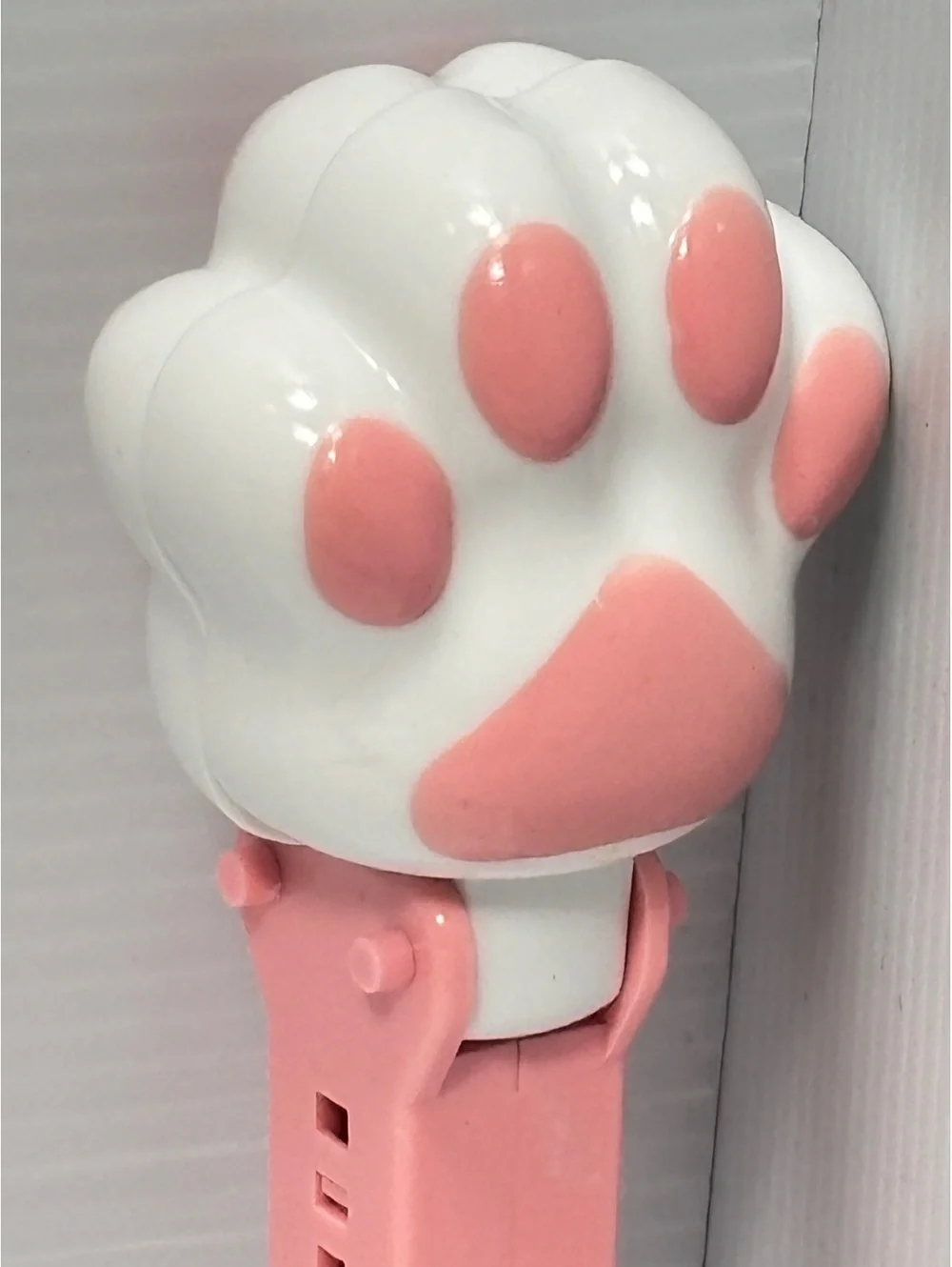 Miniso Pen Pink and White Cat Paw Pen with Zebra Print Barrel -NEW